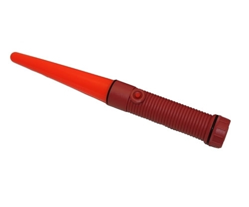 Marshalling Wand, LED, red, conical