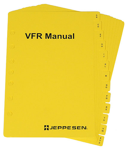 Регистр VFR для сборника Jeppesen.