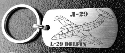 Брелок металлический Л-29 Делфин