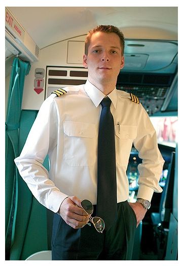 Рубашка с погонами, длинный рукав. - Avia-Pilot.com