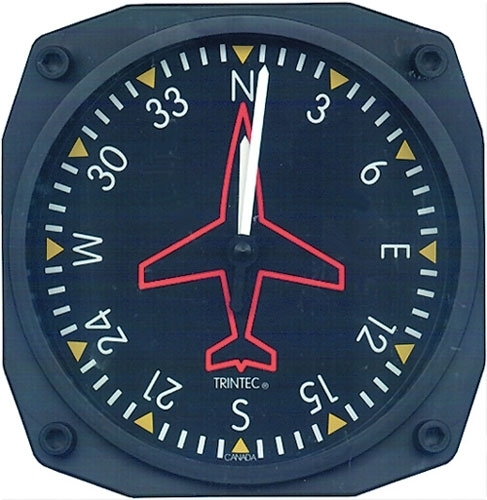 Часы настенные Directional Gyro 165 мм.