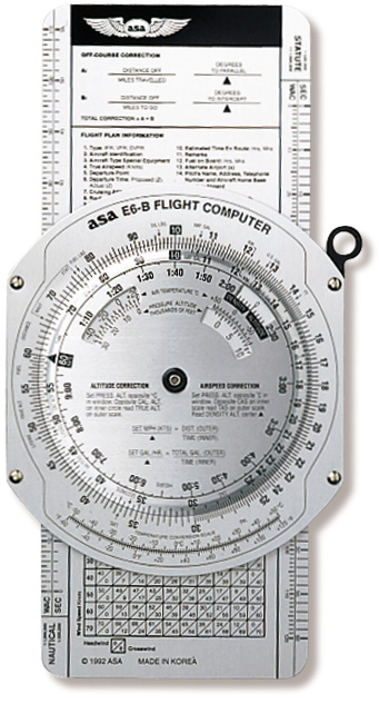 Навигационный расчетчик E6B