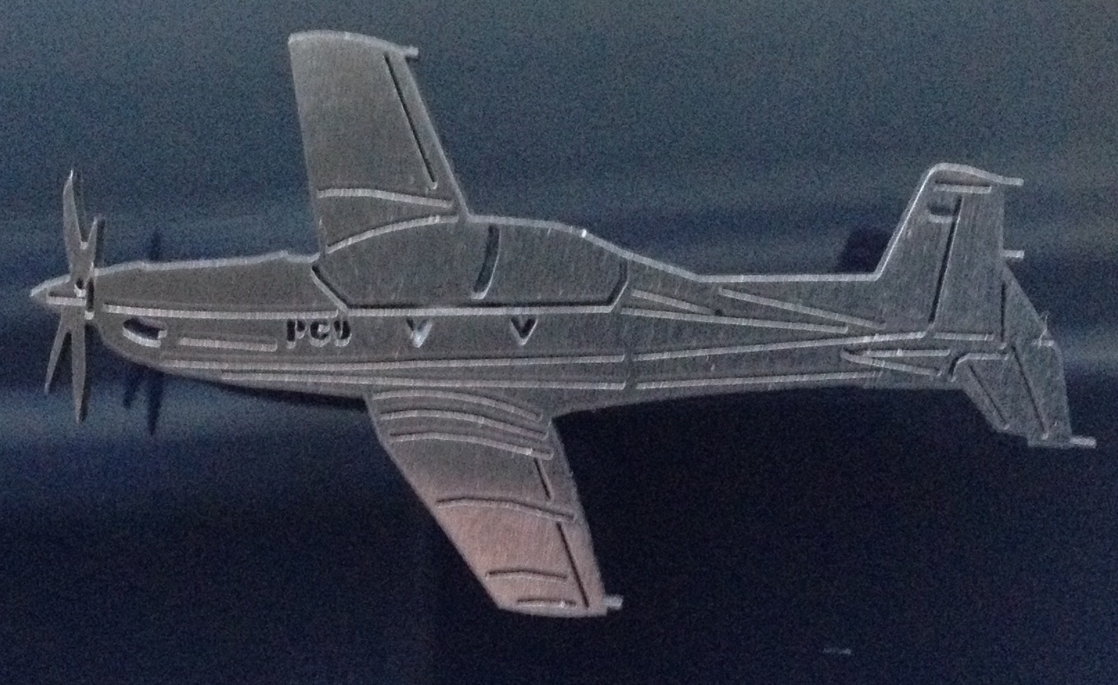 Значок металлический Pilatus PC-9M