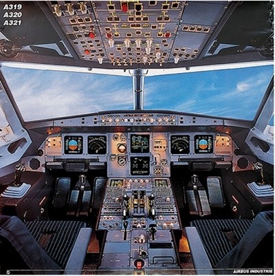 Плакат кабины Airbus A319 / 320/321