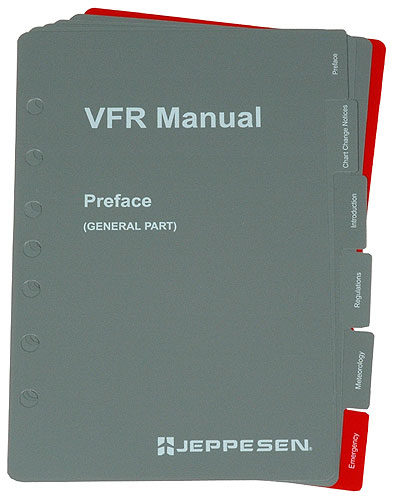 Регистр VFR Preface для сборника Jeppesen.